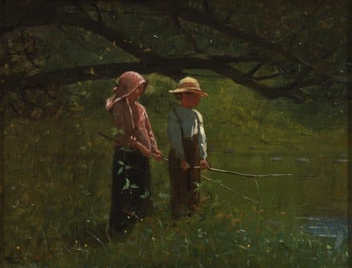 Fishin’ — Winslow Homer